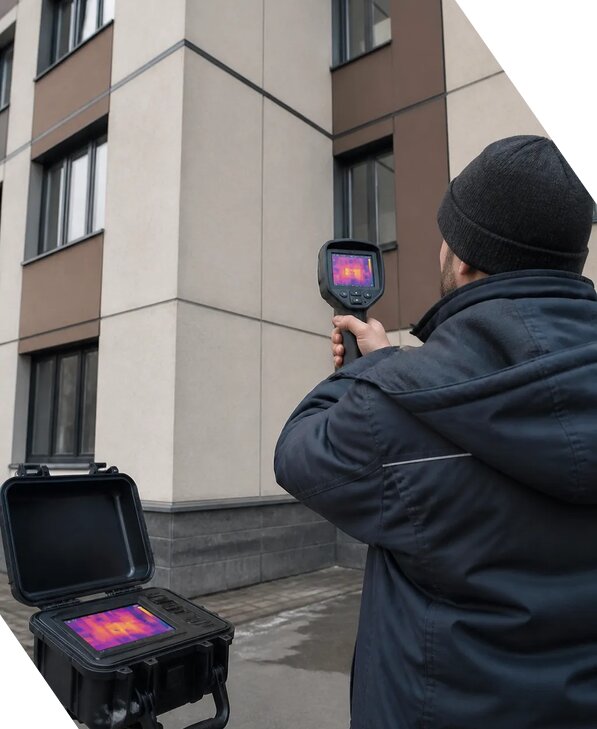 Тепловизионное обследование зданий и сооружений в Казани